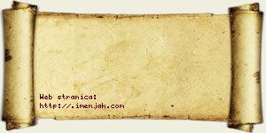 Milana Kanić vizit kartica